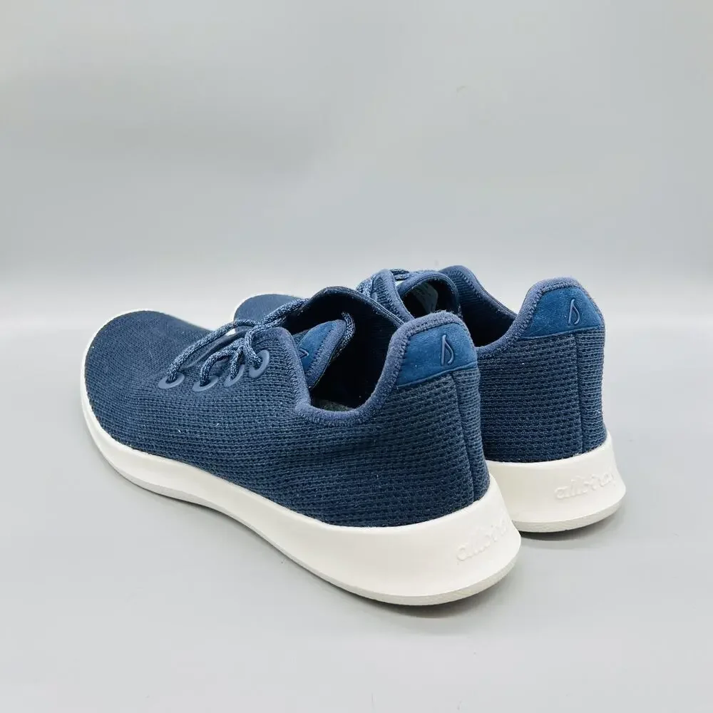 Allbirds Shoes Mens 14 Blue Knit Tree Runner Casual Sneakers Comfort Walking